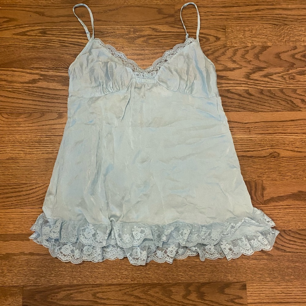 Victoria's Secret vintage lace and silk chemise top